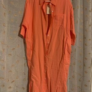 Universal Thread Coral Midi Dress